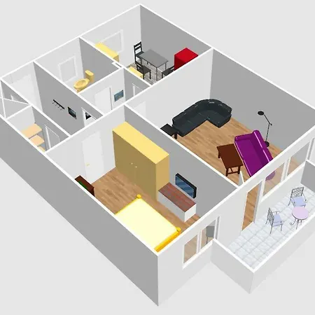 アパート Ferienwohnung レムシャイト
